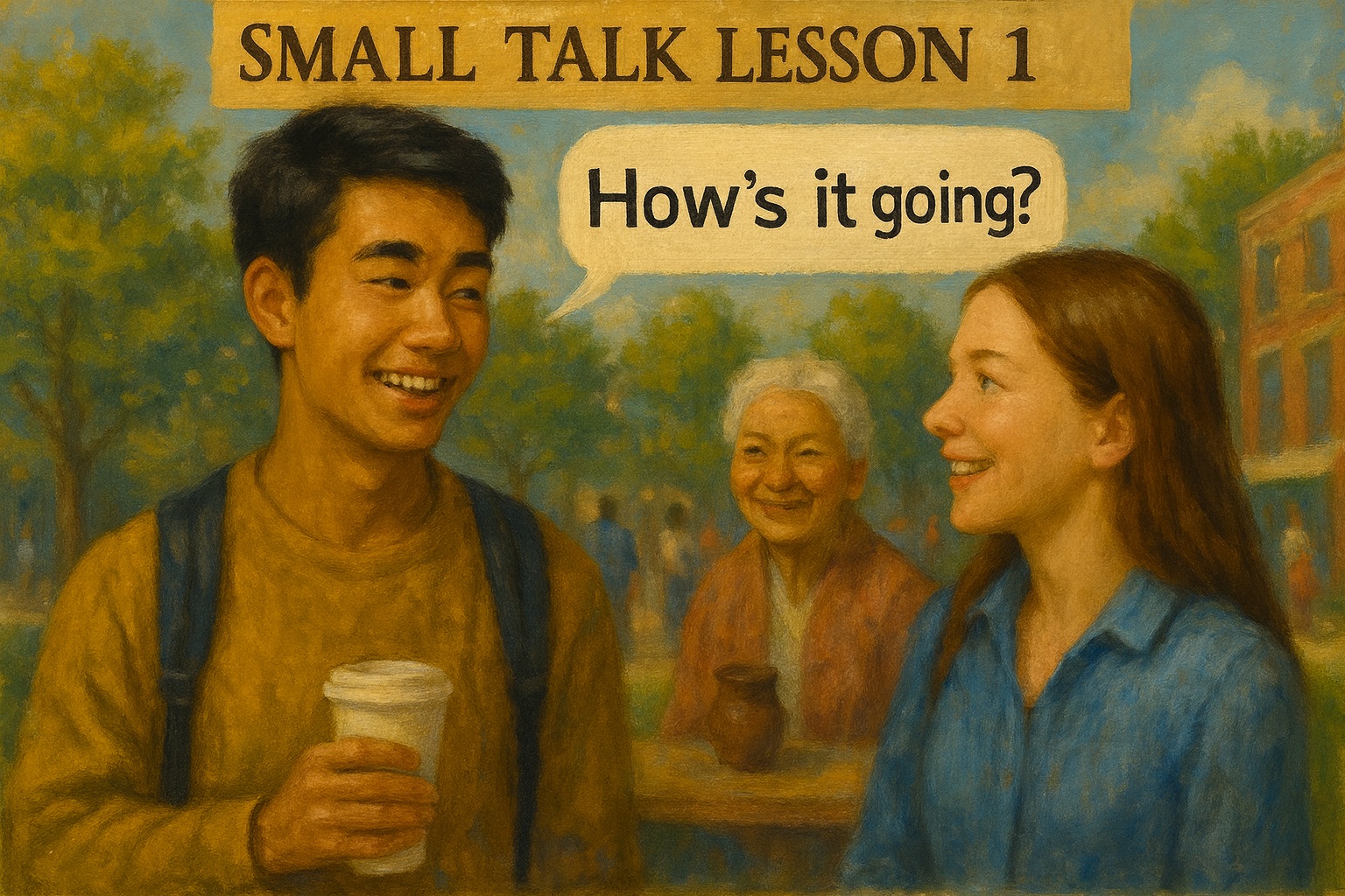 Small Talk (스몰토크) Lesson 1: How’s it going?