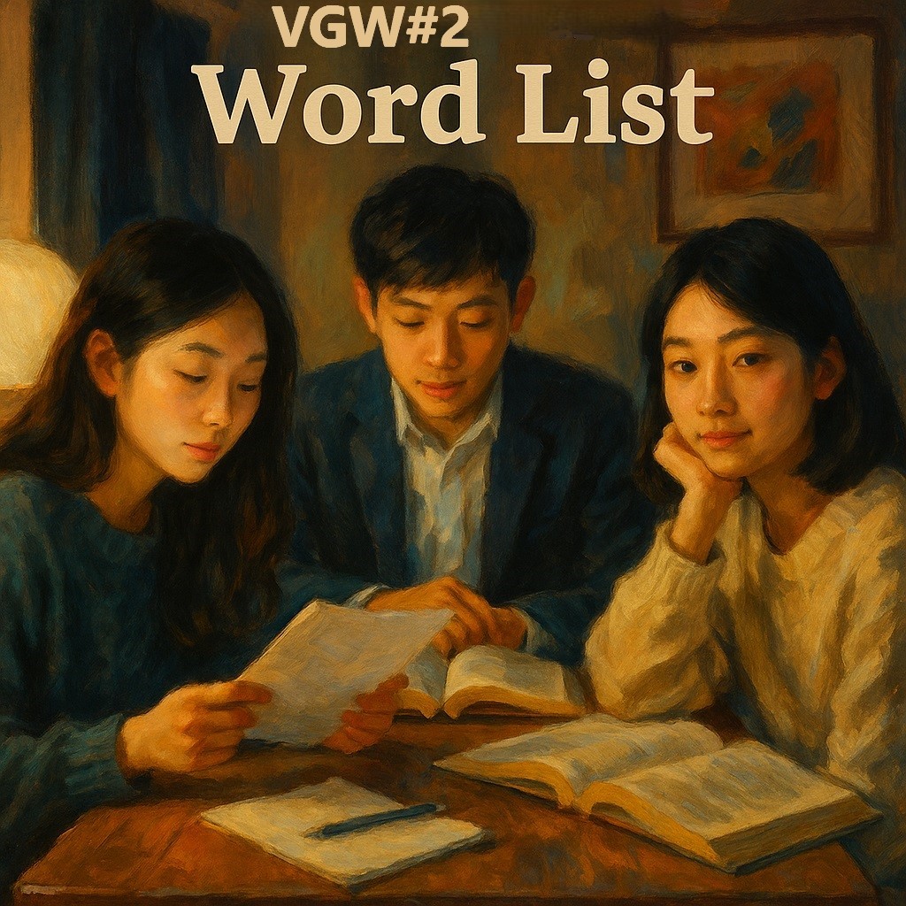 VGW2 Word List